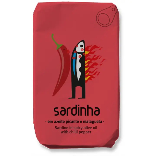 Sardines in Olijfolie, Chili, 120 g - Sardinha