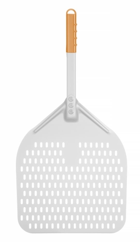 Geperforeerde pizzaschep, 35 x 71 cm - Hendi