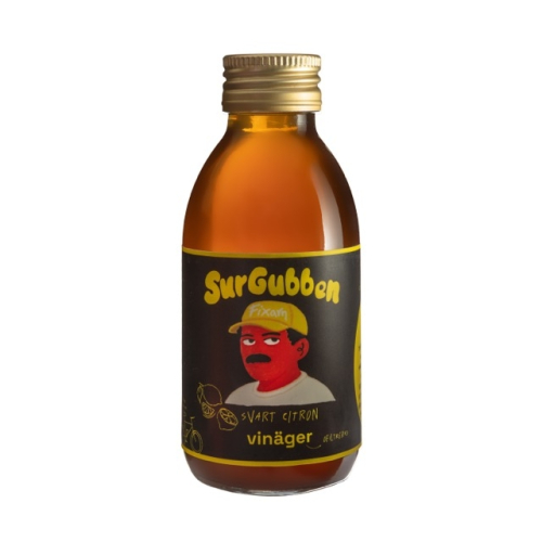 Zwarte citroenazijn, 145 ml - Surgubben