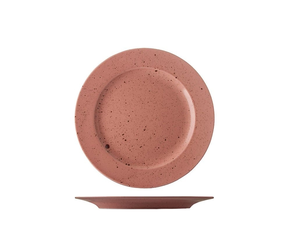 Plat bord 20 cm, Lifestyle Terracotta - Lilien in de groep Tafelschikking / Borden, Kommen & Schotels / Borden bij The Kitchen Lab (1069-12017)