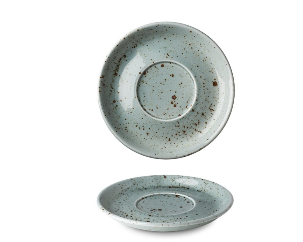 Koffieschotel, 15 cm, Lifestyle Rainforest - Lilien in de groep Thee & Koffie / Koffie accessoires / Koffie schotel bij The Kitchen Lab (1069-12038)