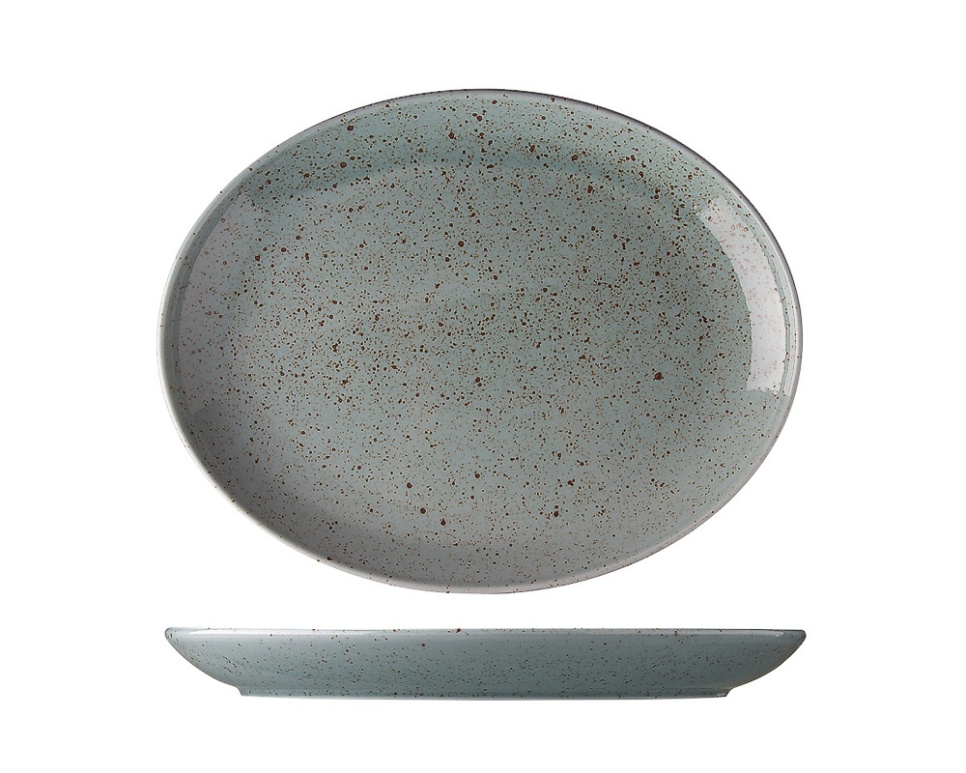 Ovaal bord, 32 cm, Lifestyle Rainforest - Lilien in de groep Tafelschikking / Borden, Kommen & Schotels / Borden bij The Kitchen Lab (1069-20417)