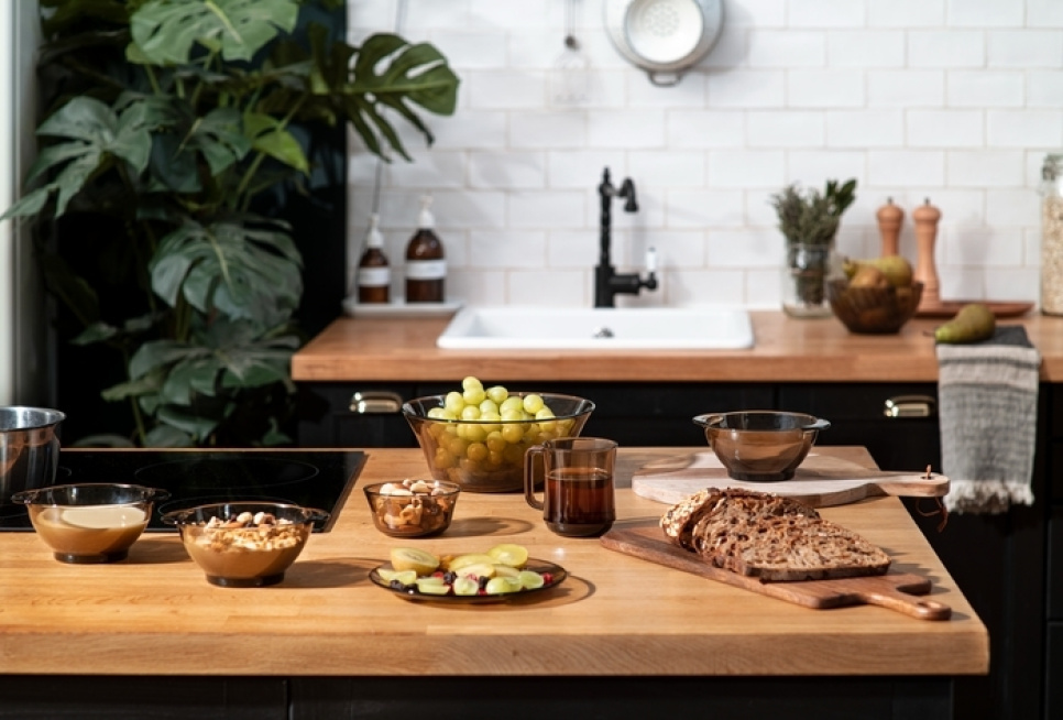 Bord 19 cm, licht sepia - Duralex Bord 19 cm, licht sepia - Duralex