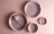 Diep bord 18 cm, Roze pot - Bonna