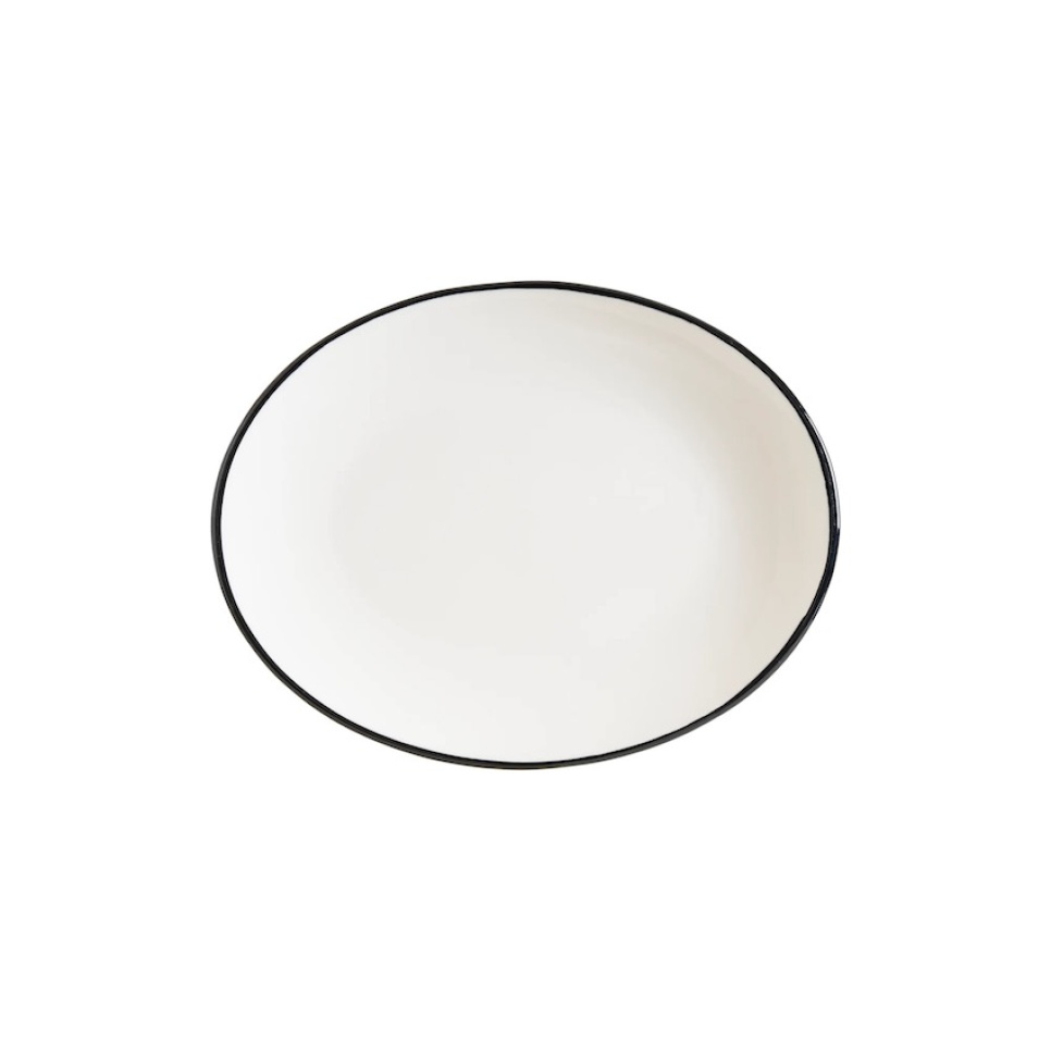Schotel 31 x 24 cm, Gourmet Linea Zwart - Bonna in de groep Tafelschikking / Borden, Kommen & Schotels / Vet bij The Kitchen Lab (1069-31845)