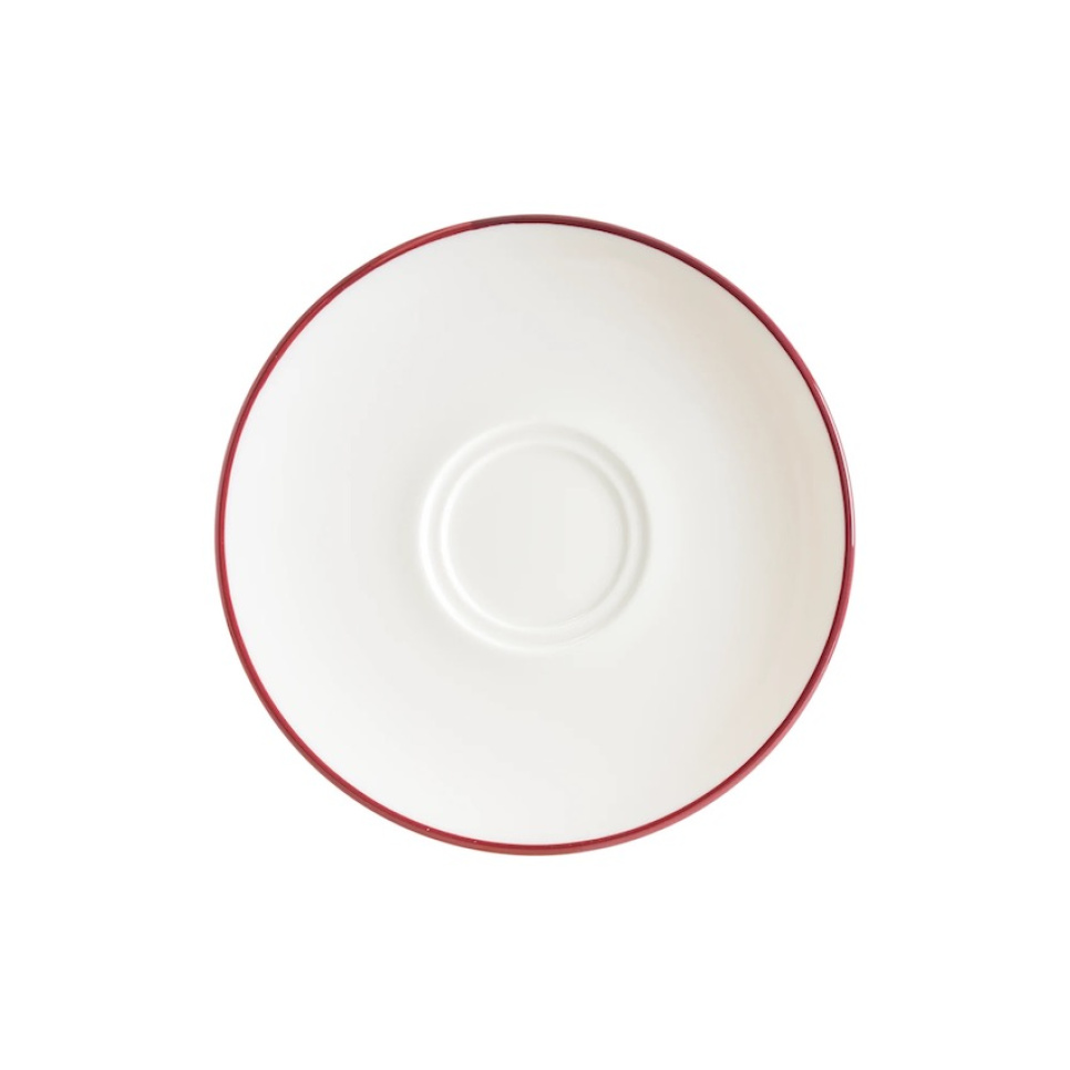 Koffieschaal 16 cm, Gourmet Linea Bourgondië - Bonna in de groep Thee & Koffie / Koffie accessoires / Koffie schotel bij The Kitchen Lab (1069-31853)