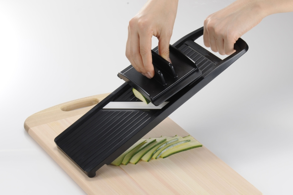 Mandoline groot, verstelbaar, zwart - Kyocera