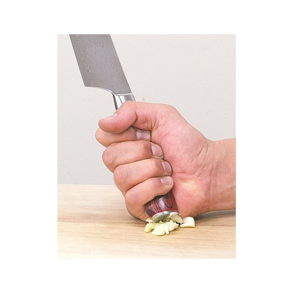 Santoku, 18cm, Vlam Damascus - Mcusta/Zanmai Santoku, 18cm, Vlam Damascus - Mcusta/Zanmai