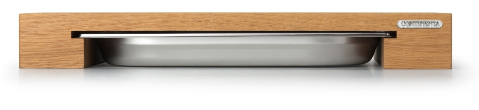 Snijplank met 1 lade, eiken, medium - Continenta Snijplank met 1 lade, eiken, medium - Continenta