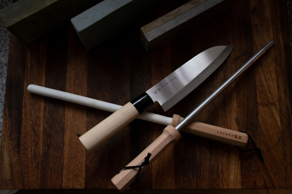 CPL Fabbrika Houten rakel voor zeefdruk, 24 cm, houten handvat. Vulko 75 Shore