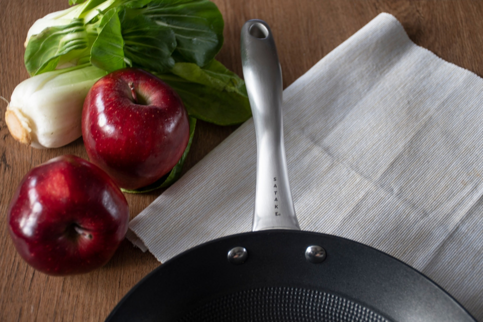 Koekenpan, lichtgewicht gietijzer, non-stick - Satake