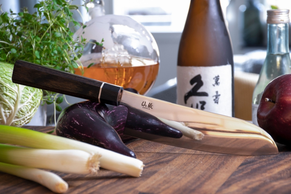 Santoku, 17cm, GinIro - Satake