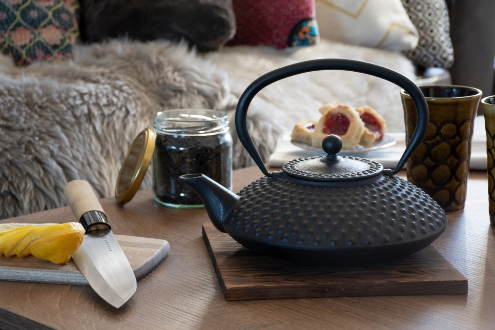 Japanse gietijzeren theepot - Satake