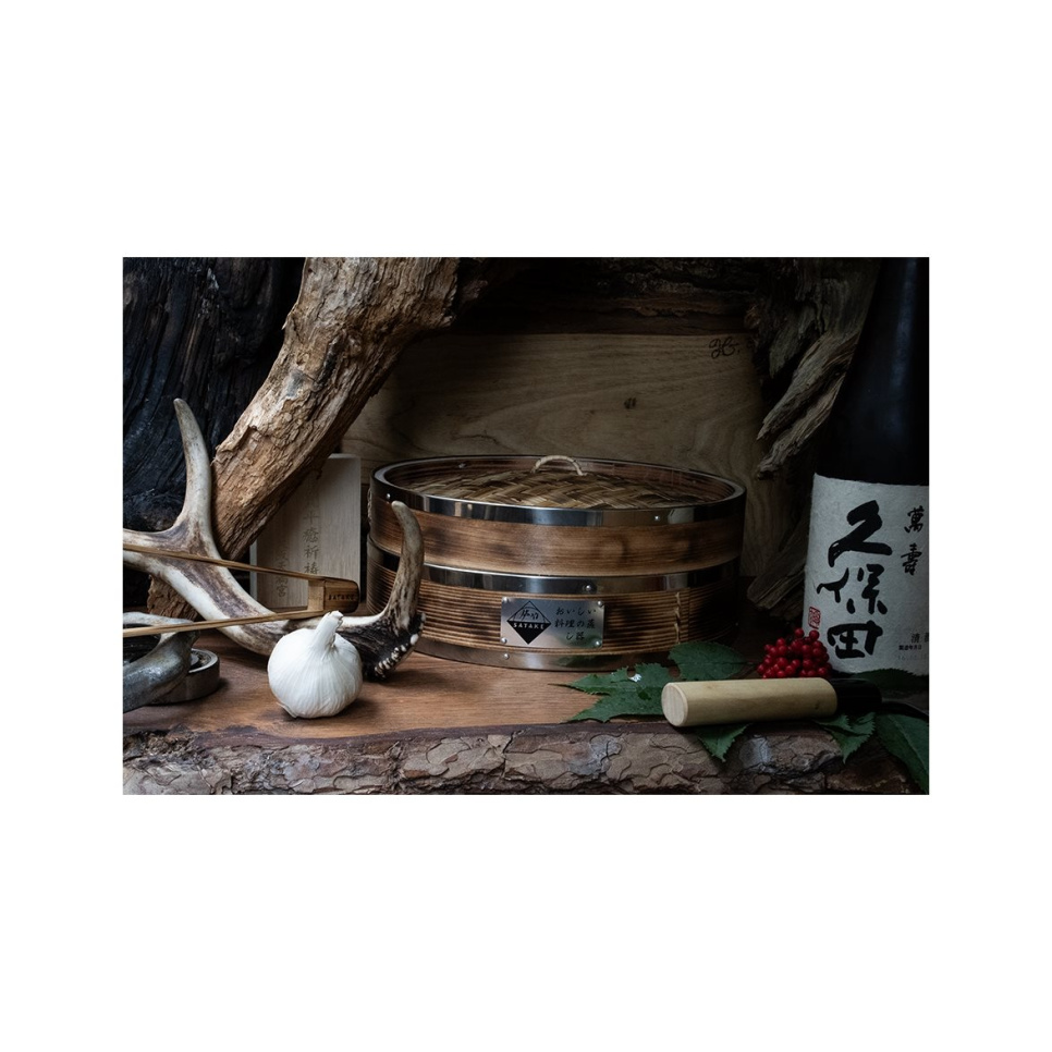 Stoommandje van bamboe - Satake