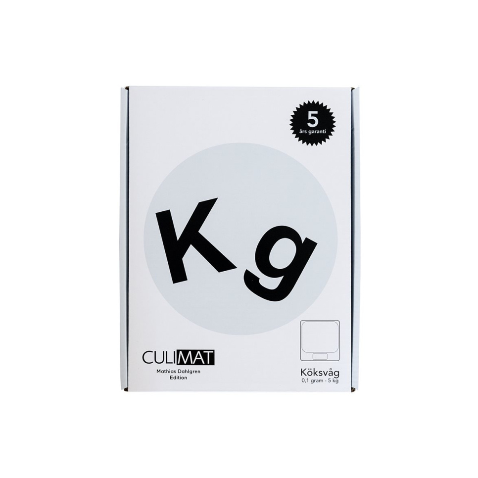 Digitale keukenweegschaal, 0,5gr - 5kg, Mathias Dahlgren - Culimat