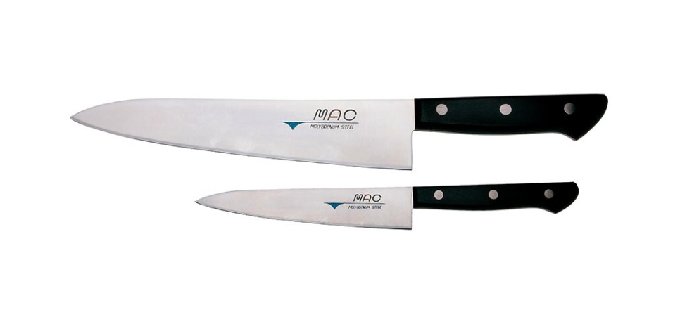Messenset, twee messen in geschenkverpakking, Chef - MAC in de groep Koken / Keukenmessen / Messenset bij The Kitchen Lab (1070-31866)