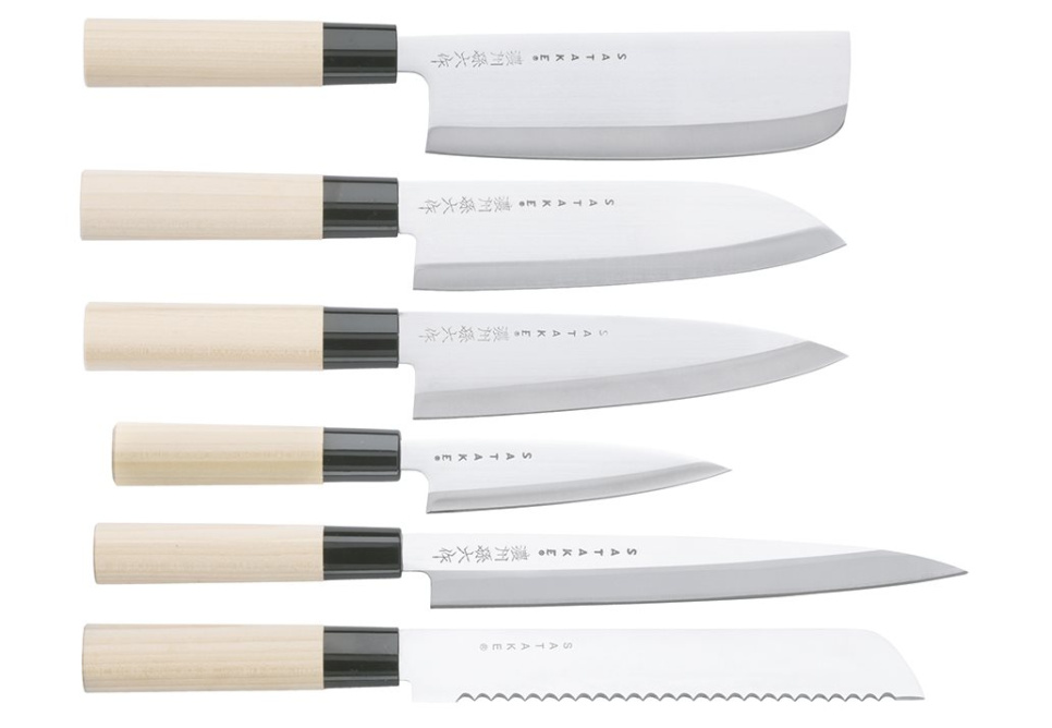 Houcho Knife set, 6 knives - Satake in de groep Koken / Keukenmessen / Messenset bij The Kitchen Lab (1070-33335)