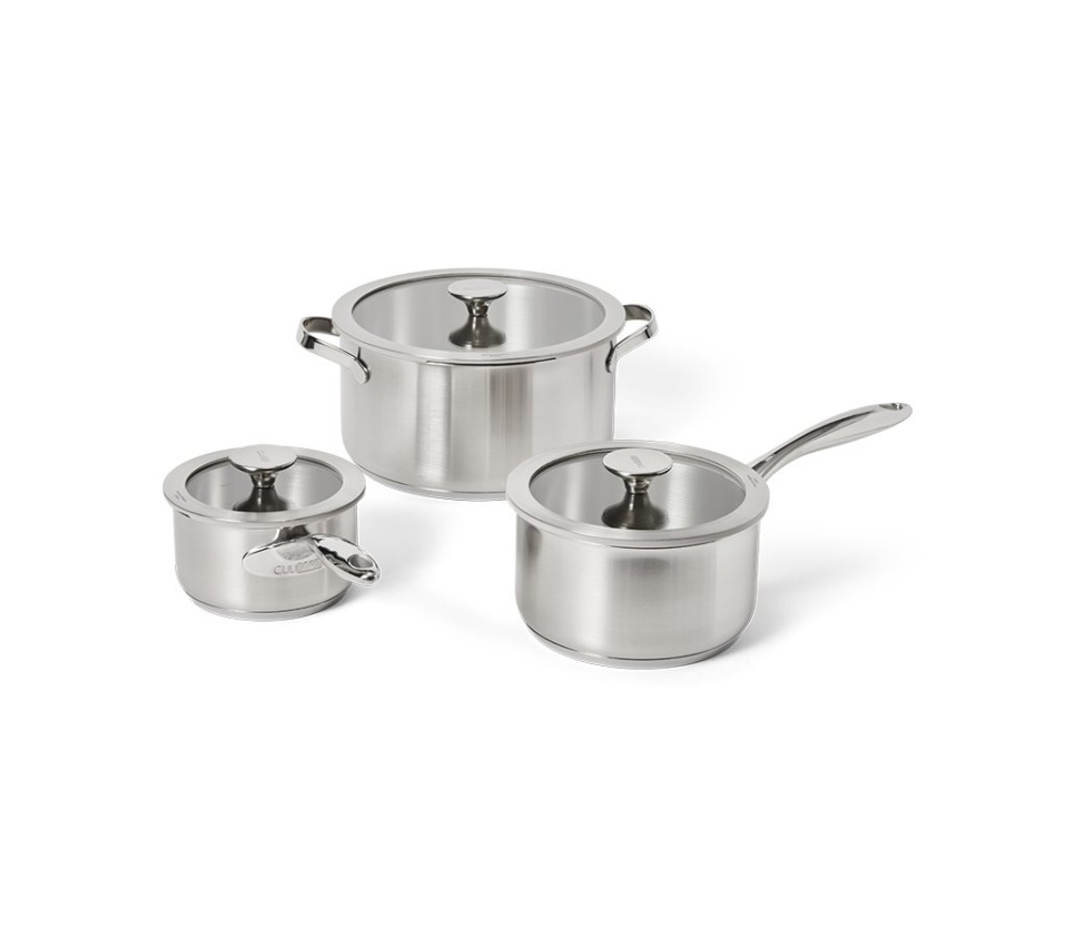 Steelpannenset, 3-delig - Culimat