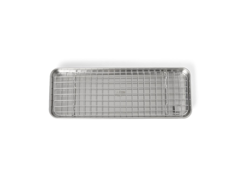 Gastronormbak/bakplaat met rooster, 38x14 cm, roestvrij staal - Culimat in de groep Koken / Ovenschalen & Gastronorms / Bakplaten & bladen bij The Kitchen Lab (1070-36175)