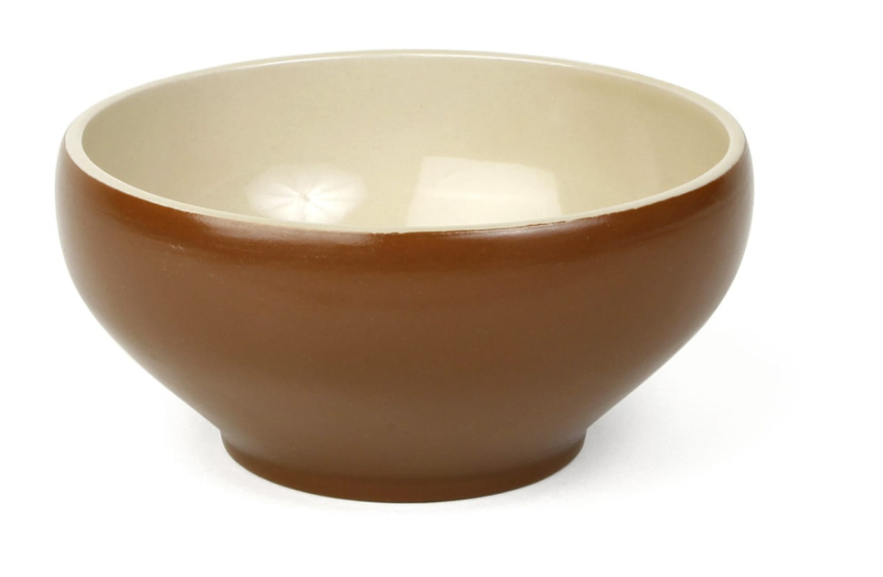 Kom 40cl, bruin/beige Kom 40cl, bruin/beige