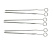 Barbecuespiesen, 6-pack - Exxent Barbecuespiesen, 6-pack - Exxent