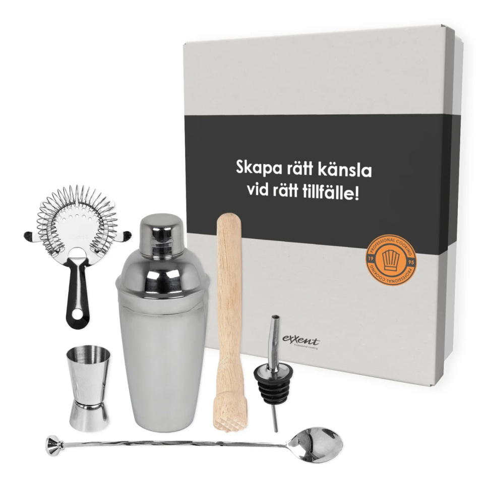 Cocktailkit in 6 delen - Exxent