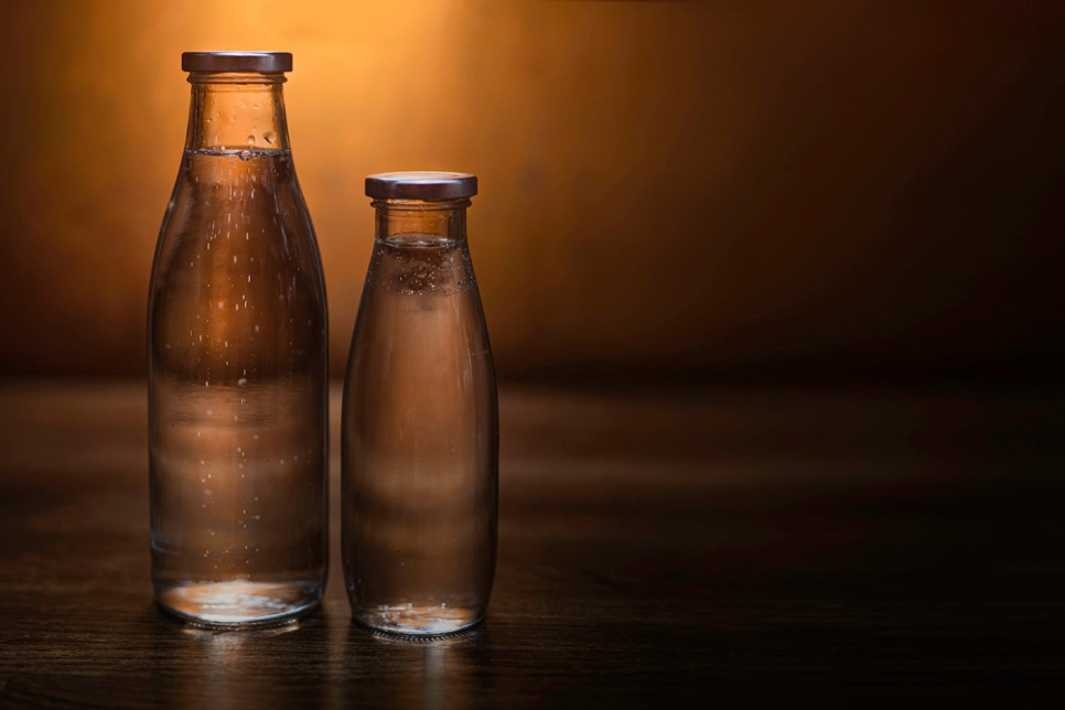 Serveerfles met schroefdop, 1 L - Exxent Serveerfles met schroefdop, 1 L - Exxent