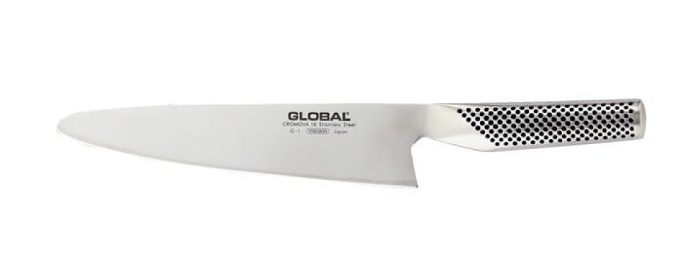 Global G-1 Koksmes 21 cm, afgeronde punt in de groep Koken / Keukenmessen / Koksmessen bij The Kitchen Lab (1073-10390)
