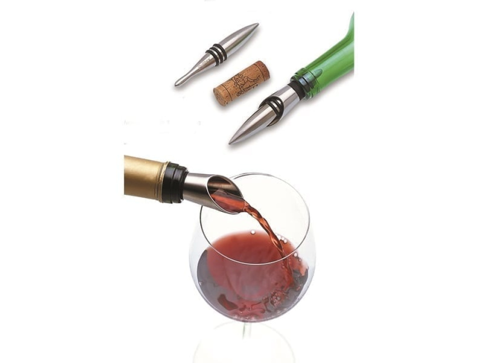 Wijnstop met schenktuit, Uranus - Pulltex in de groep Bar & Wijn / Wijn accessoires / Afsluiter bij The Kitchen Lab (1073-11598)