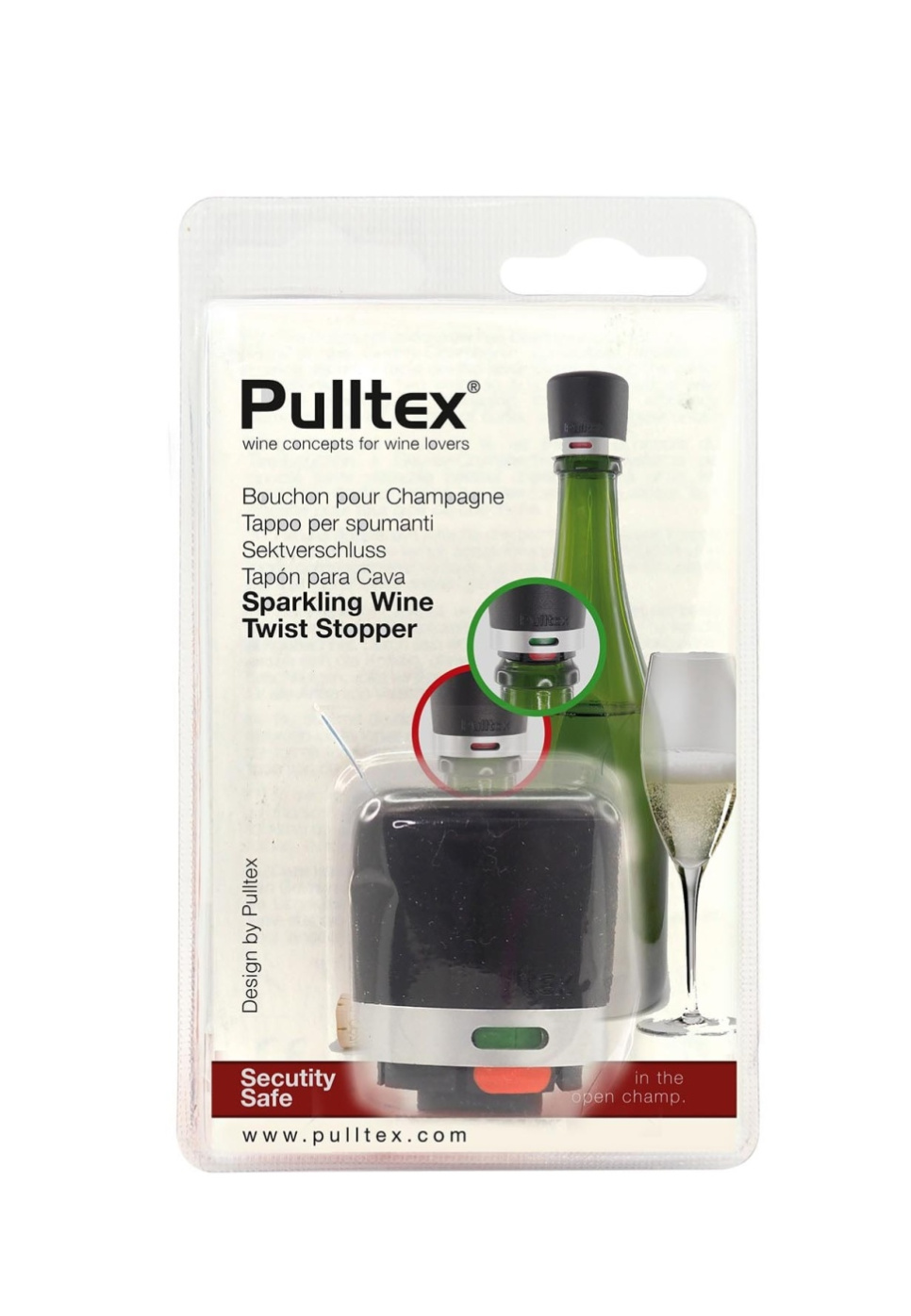 Champagne stop, Twist - Pulltex in de groep Bar & Wijn / Wijn accessoires / Afsluiter bij The Kitchen Lab (1073-22494)