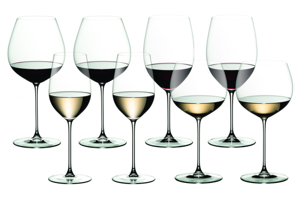 Veritas 2 x 4 wijnglazen - Riedel in de groep Bar & Wijn / Wijnglas / Rood wijnglas bij The Kitchen Lab (1073-23323)