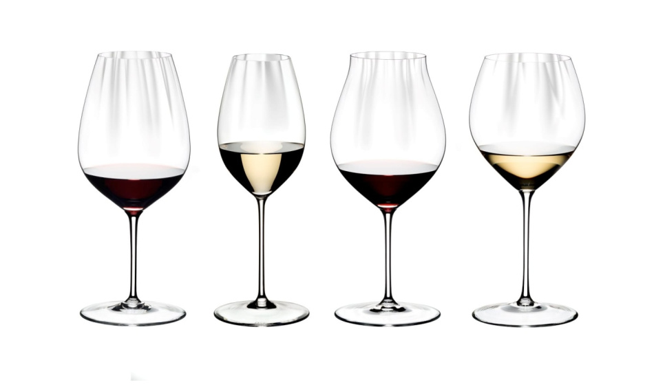 Wijnproefset, vier verschillende glazen, Pertinance - Riedel in de groep Bar & Wijn / Wijnglas / Wijn proefglas bij The Kitchen Lab (1073-24116)