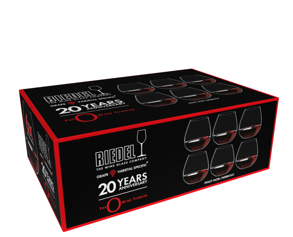 Pinot Noir/Nebbiolo, 6-pack, O, 20 year anniversary - Riedel