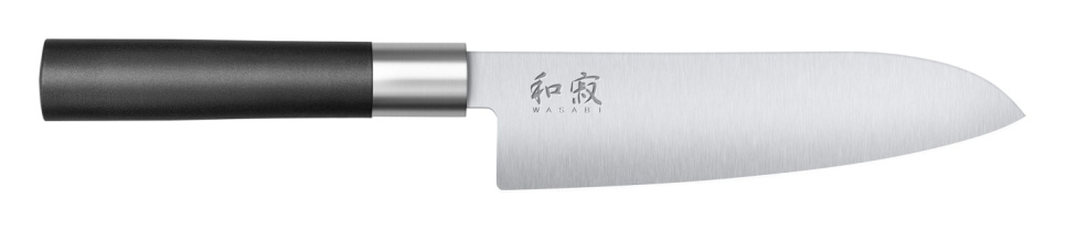 Santokumes 16,5 cm - KAI Wasabi Zwart in de groep Koken / Keukenmessen / Santoku messen bij The Kitchen Lab (1074-13953)