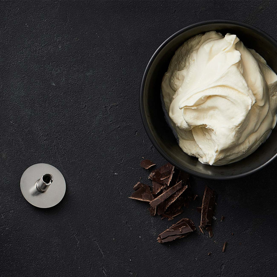 Gladstrijk-/klopschijf voor Bamix staafmixer