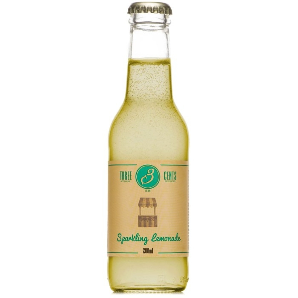 Sparkling Lemonade, 200 ml - Three Cents in de groep Koken / Koloniaal bij The Kitchen Lab (1083-28754)