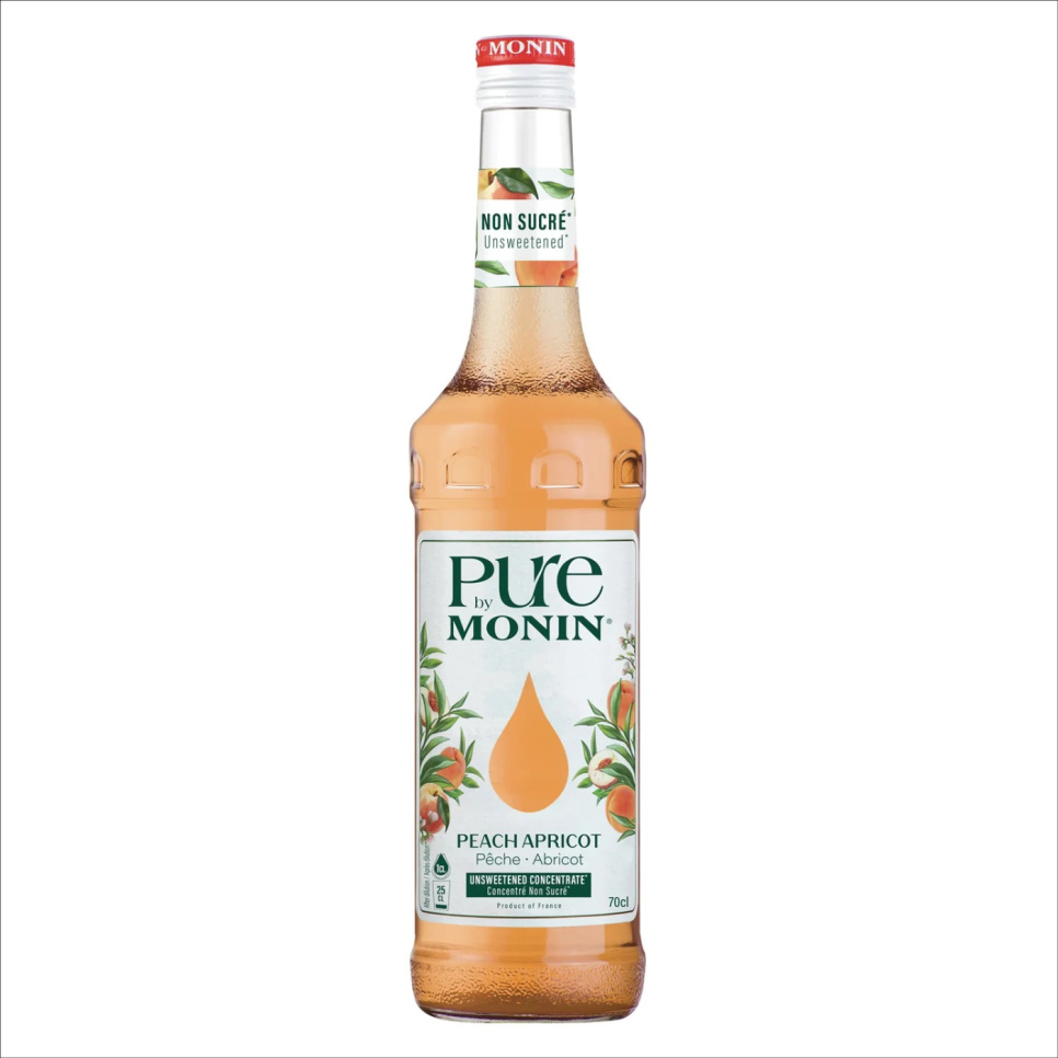 Pure by Monin Peach Apricot 70 cl in de groep Bar & Wijn / Bar Materiaal / Overig bar materiaal bij The Kitchen Lab (1083-31875)