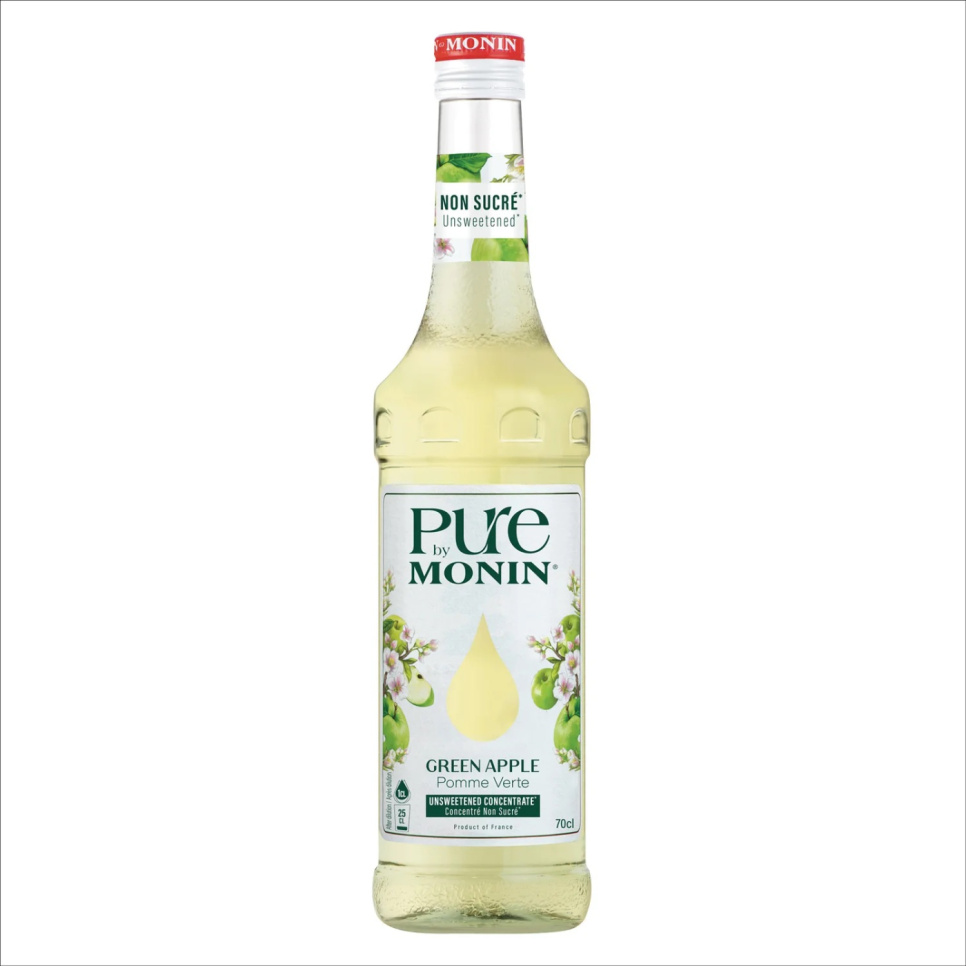 Pure by Monin Green Apple 70 cl in de groep Bar & Wijn / Bar Materiaal / Overig bar materiaal bij The Kitchen Lab (1083-31877)