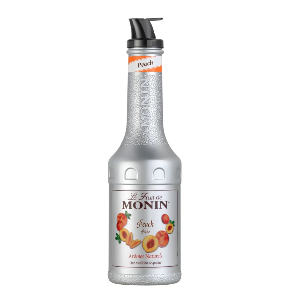 Monin Peach Purée 100 cl in de groep Bar & Wijn / Bar Materiaal / Overig bar materiaal bij The Kitchen Lab (1083-31878)