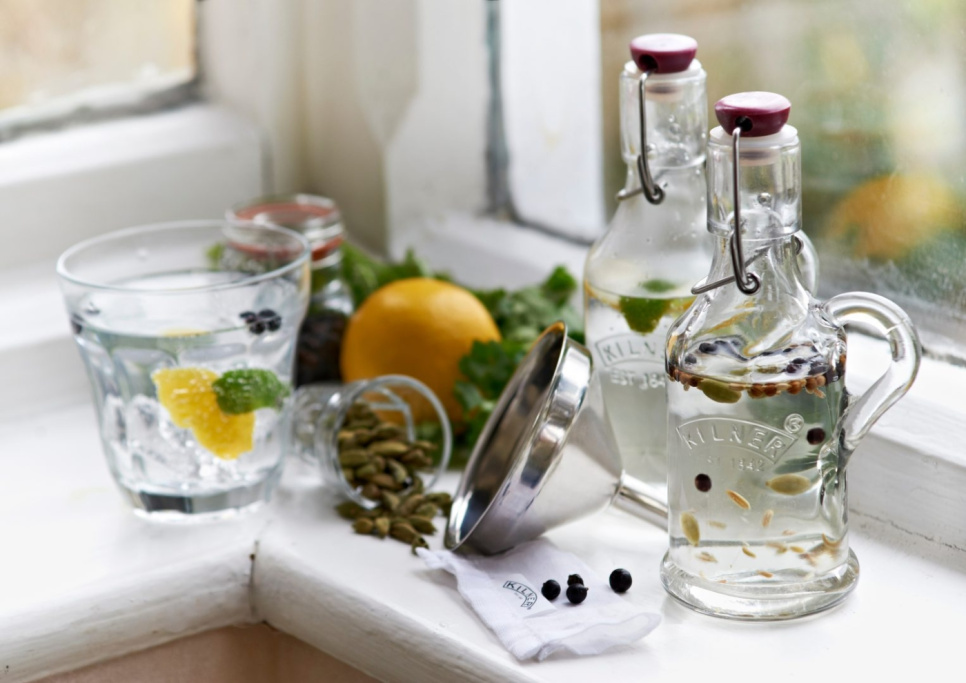 Vultrechter met roestvrij stalen zeef, 12,8x11,5cm - Kilner