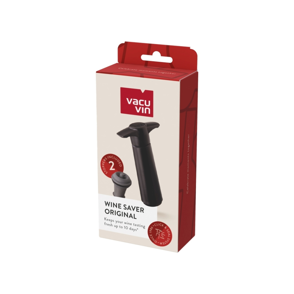Wijnhouder, zwart - Vacuvin
