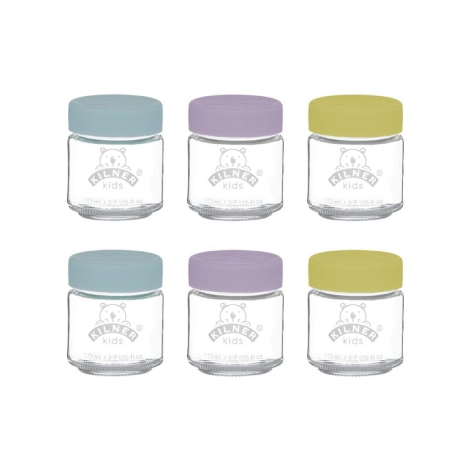 Blikken babyvoeding, 6 x 110 ml - Kilner in de groep Koken / Keukengerei / Flessen & potten bij The Kitchen Lab (1086-22460)