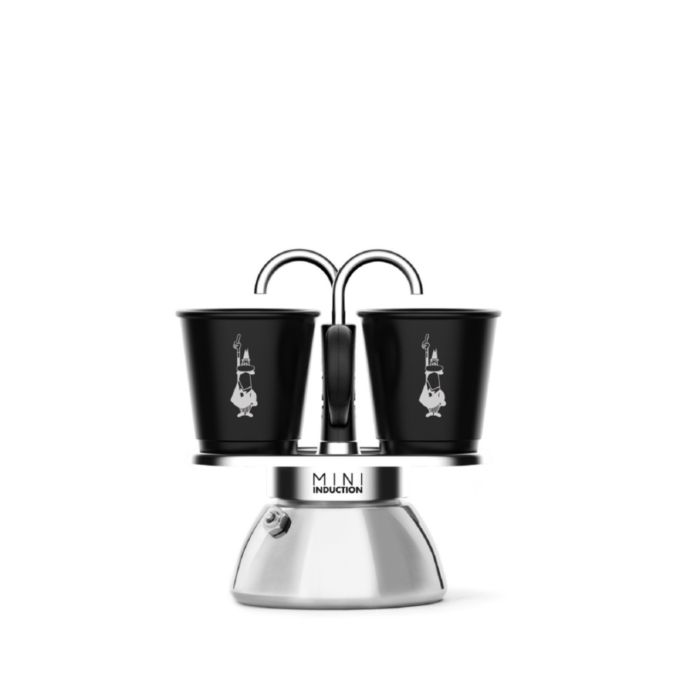 Moka Express Induction, moka maker en twee kopjes - Bialetti in de groep Thee & Koffie / Koffie zetten / Koffiezetapparaat bij The Kitchen Lab (1086-26693)