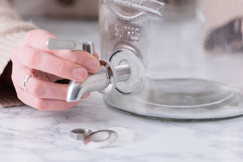 Roestvrijstalen kraan voor dispenser - Kilner