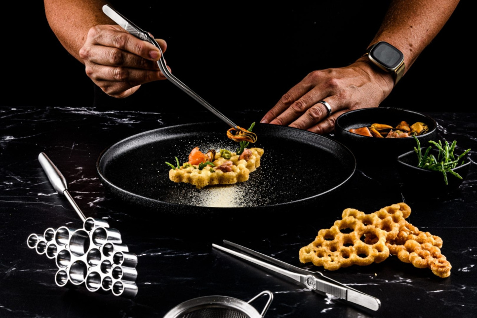 Kroesijzer, set van drie stuks - Plate-it