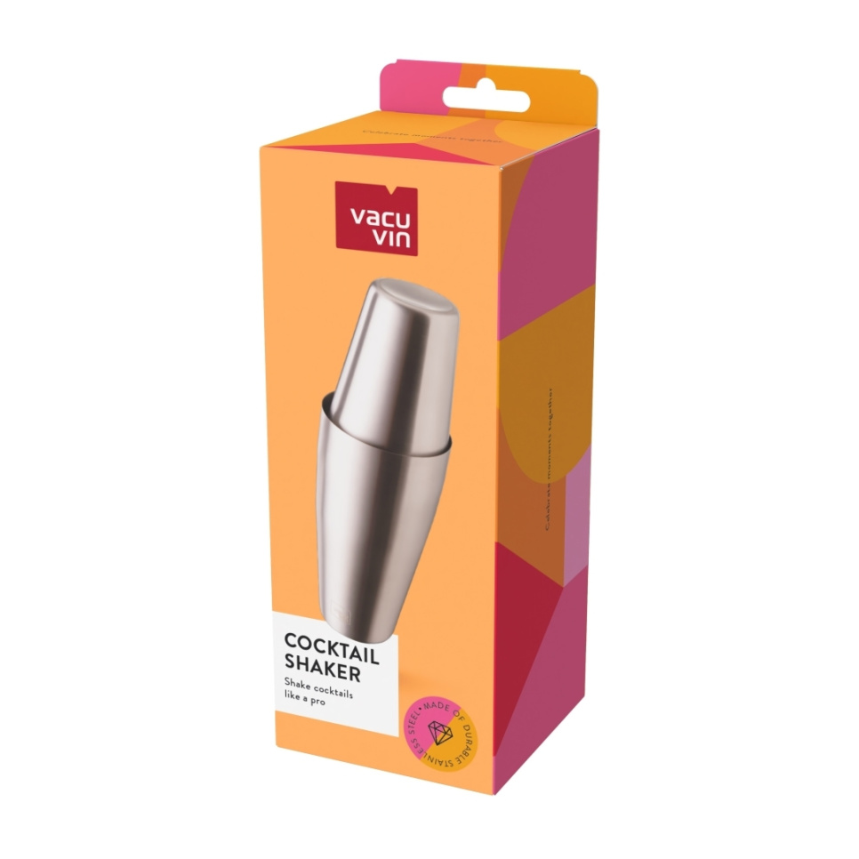 Cocktail Shaker/Boston Shaker, tin op blik - Vacuvin