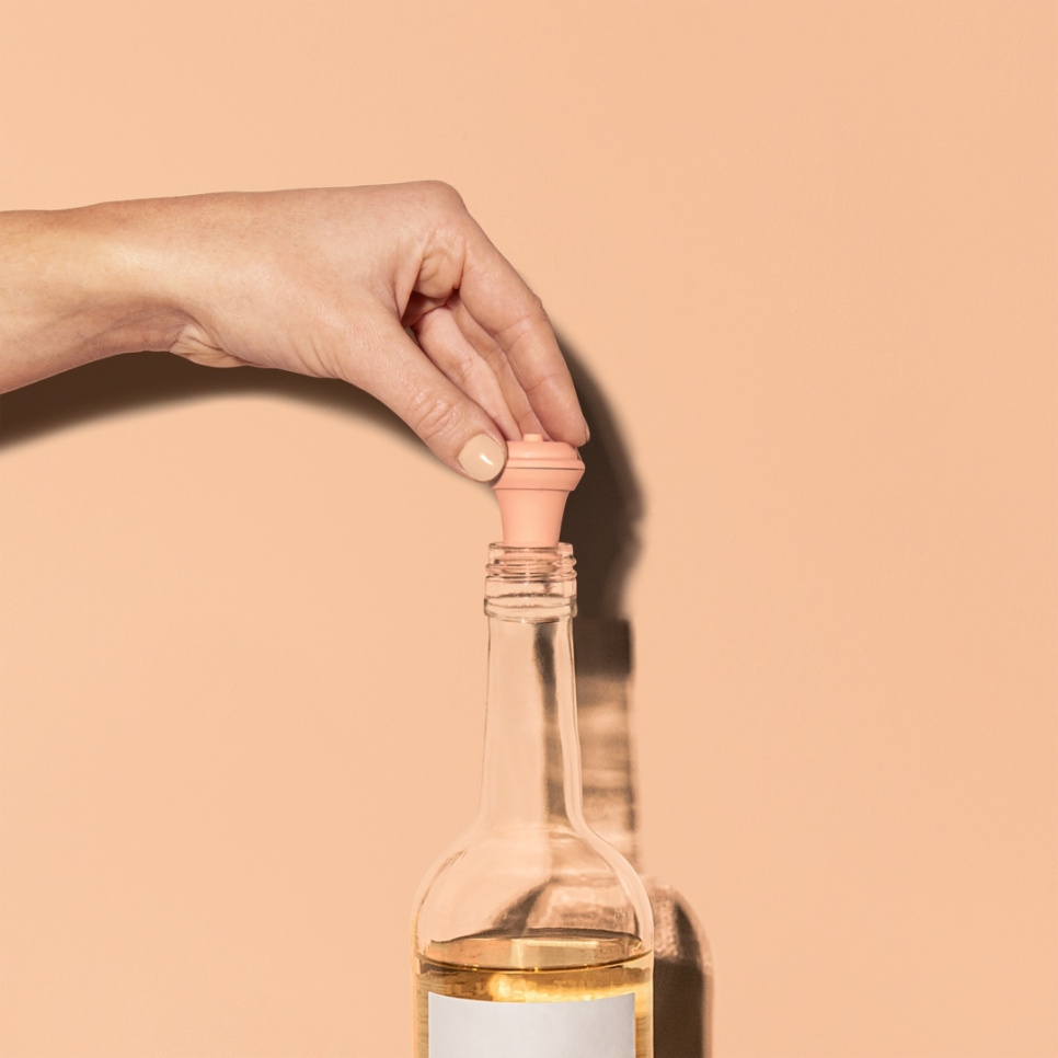 Wine Stoppers Loop in verschillende kleuren, 4-pack - Vacuvin