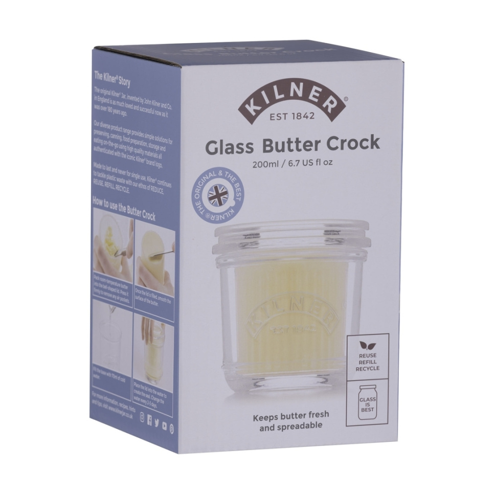 Glazen botervloot – Kilner