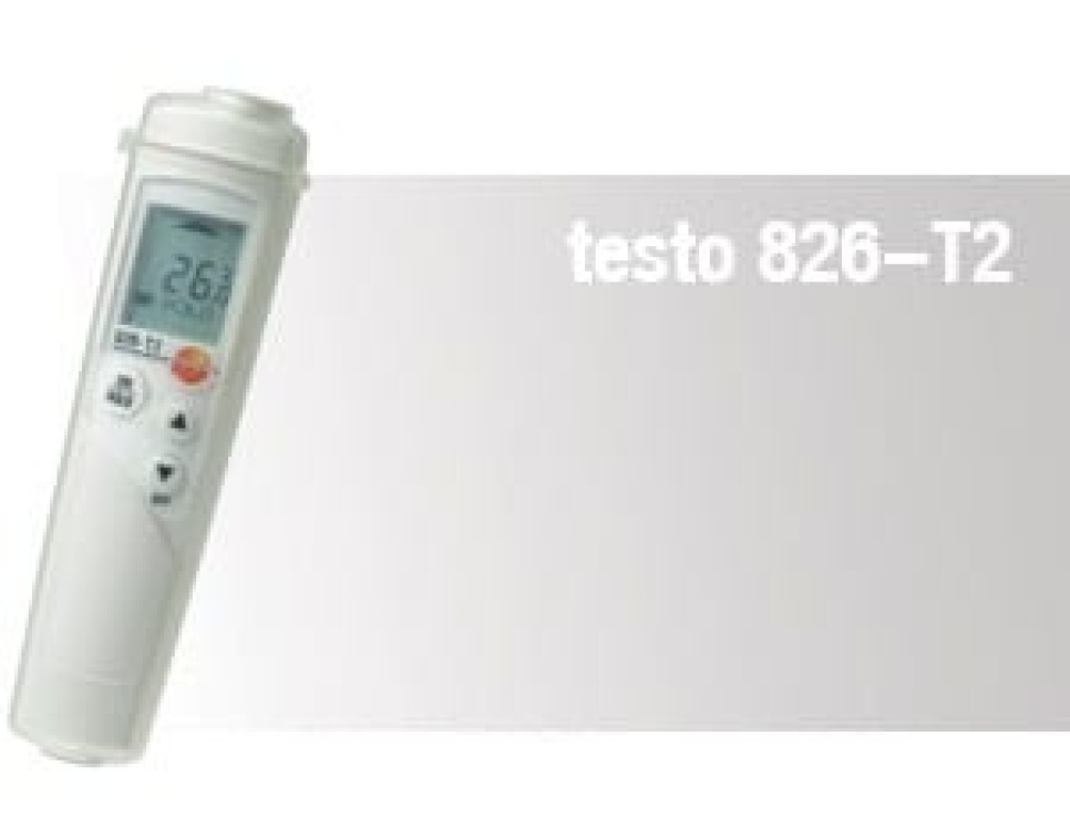 Laserthermometer Testo 826-T2 in de groep Koken / Meters & Metingen / Keukenthermometers / Laserthermometers bij The Kitchen Lab (1089-10221)