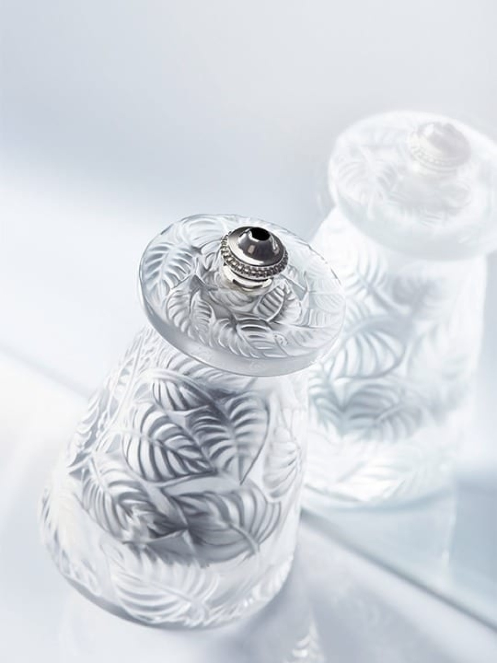 Set met zout- en pepermolen, Lalique, 9 cm - Peugeot